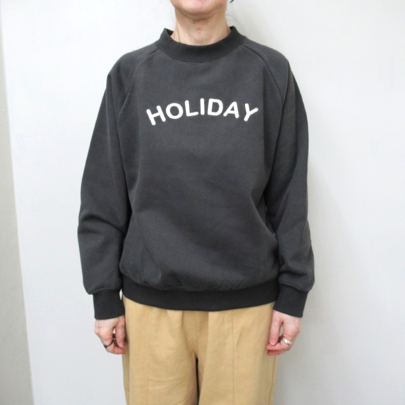 NOUVELLES DU PARADIS  ピーチ裏毛ロゴスウェット /SUMIKURO98